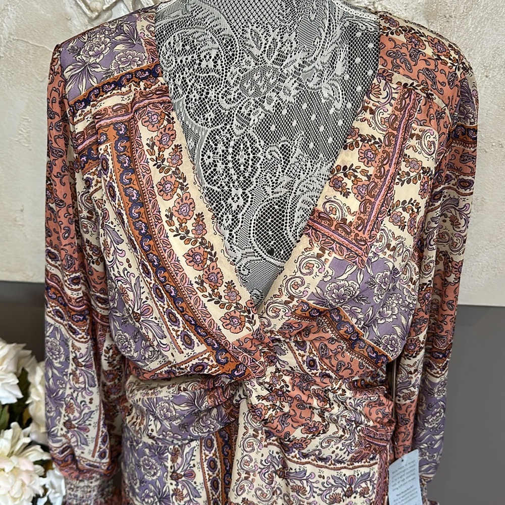 Julia Jordan NWT Multicolor Long Sleeve Dress - Picture 10 of 16